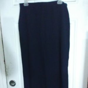 Women's Annabella long navy blue skirt